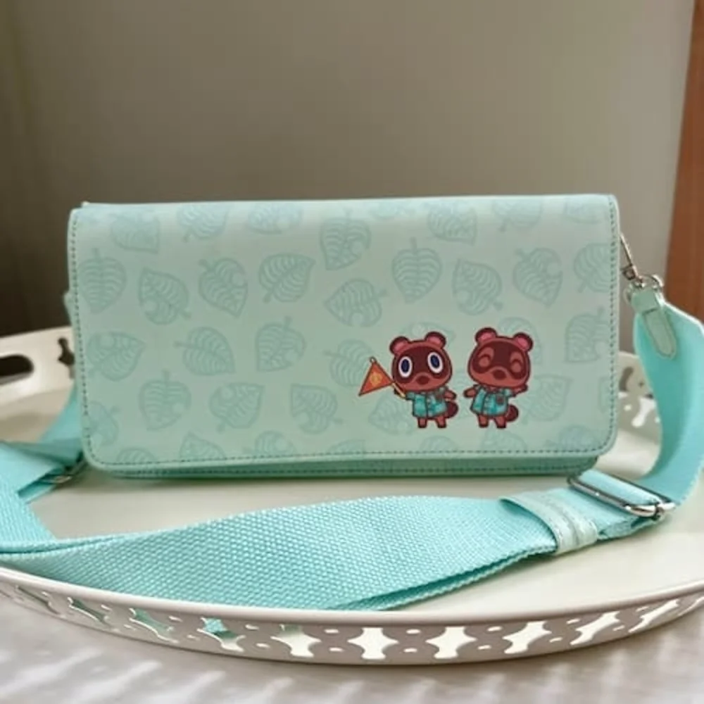 Animal Crossing Leaf Pattern Switch Carrier Crossbody - Picture 2 of 2